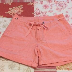 Peach High Waist Women's Shorts